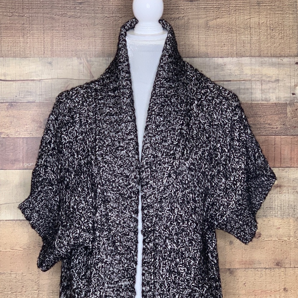 WHBM Small Long Cardigan Sweater Open Front